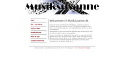Desktop Screenshot of musiksusanne.dk