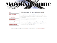 Tablet Screenshot of musiksusanne.dk
